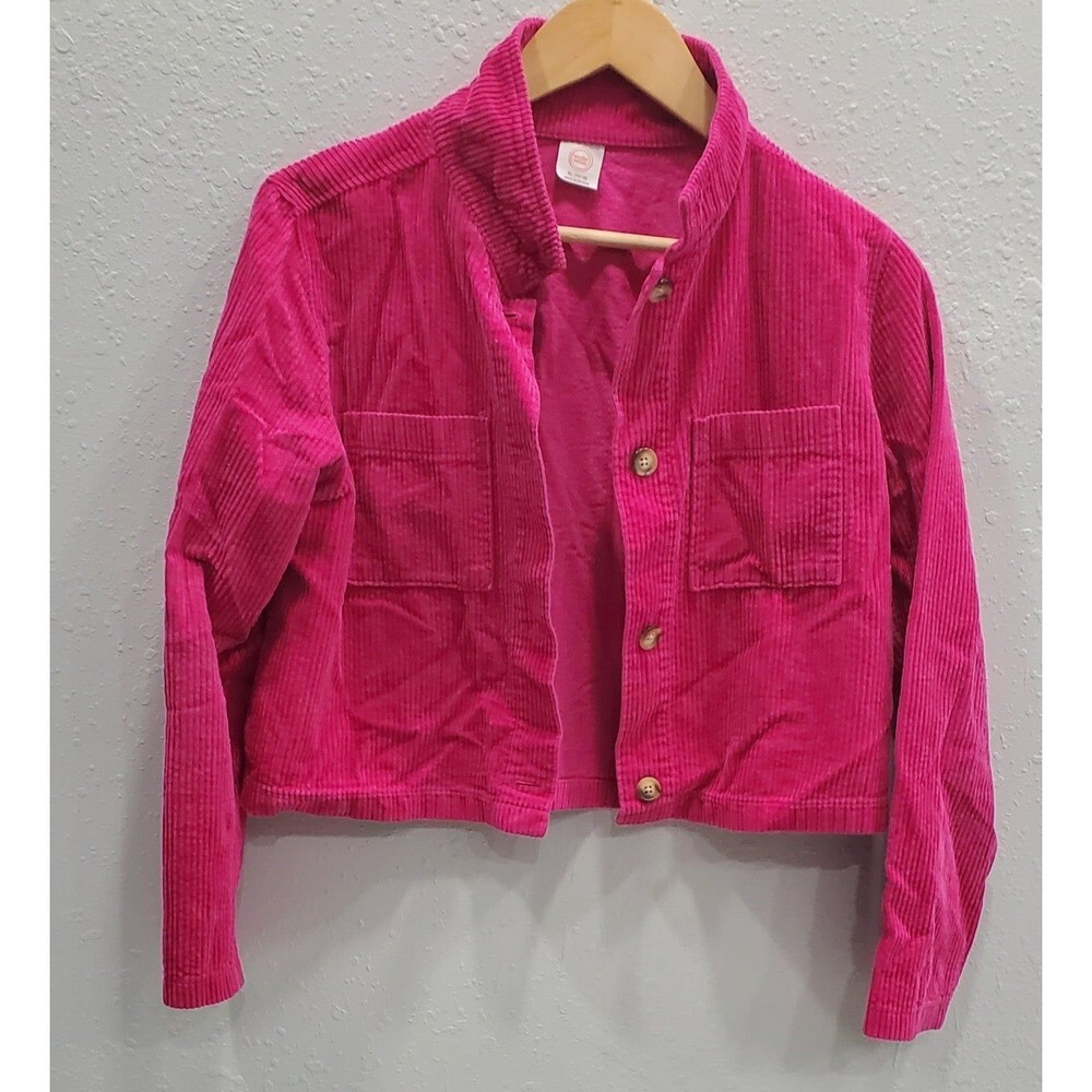 Wondar nation hot pink  corduroy jacket